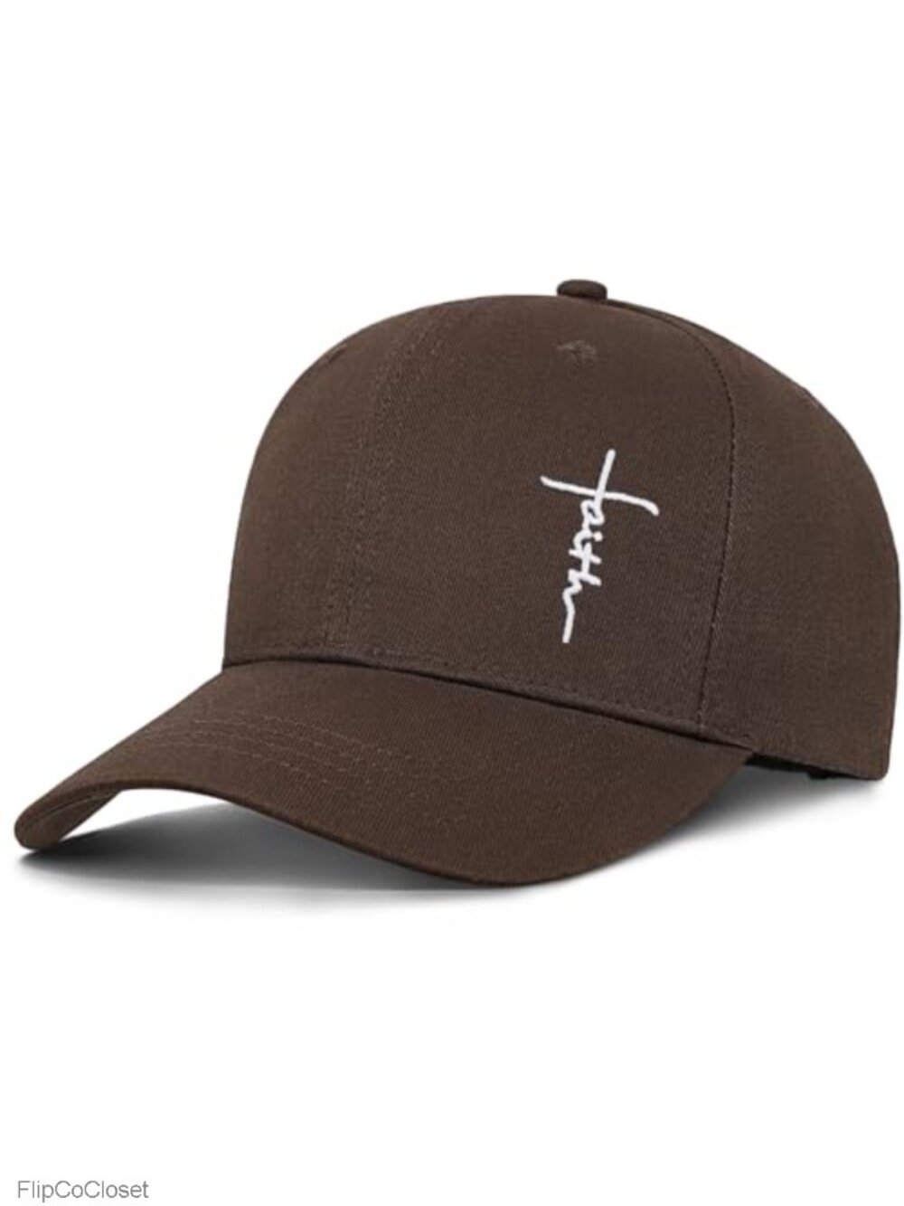 Christian Jesus Hats for Men & Women, Cross Logo Faith Baseball Cap, Cotton,